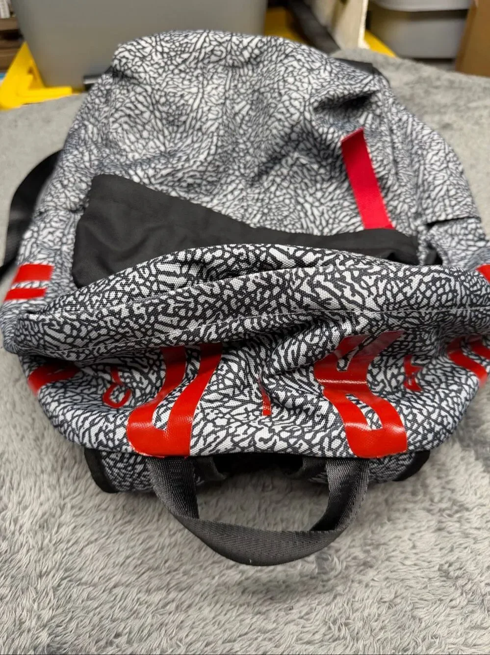 Air Jordan Air Patrol Black Cement Backpack, brand new!